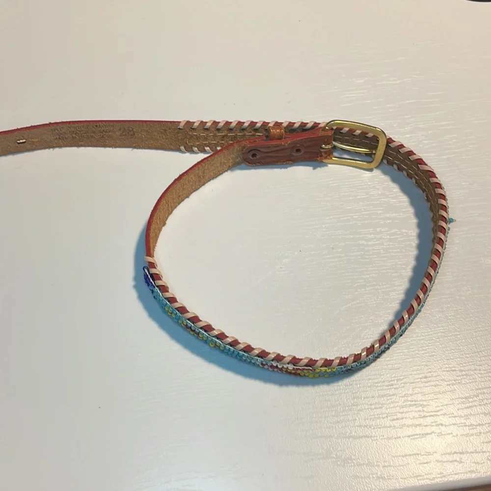 Vintage crater lake belt Childs size 28 or adult